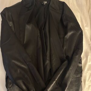 H&M satin Black blazer